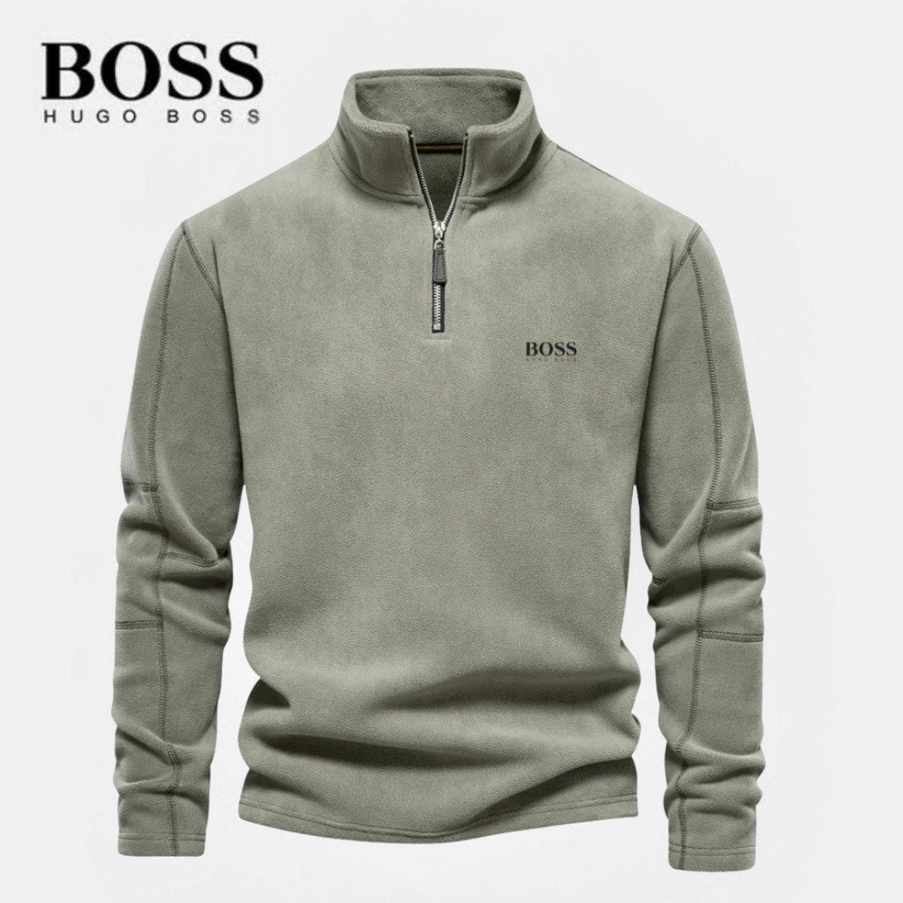 Boss Prestige Fleece Quarter-Zip Pullover