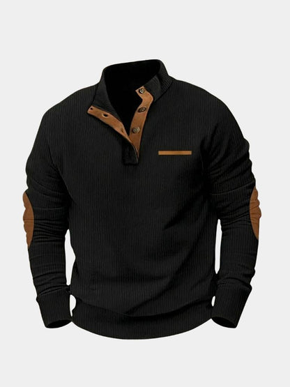 Monaco Casual Henley Pullover