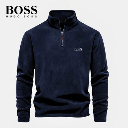 Boss Prestige Fleece Quarter-Zip Pullover