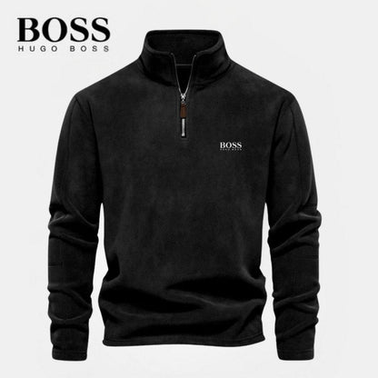 Boss Prestige Fleece Quarter-Zip Pullover