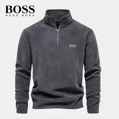 Boss Prestige Fleece Quarter-Zip Pullover