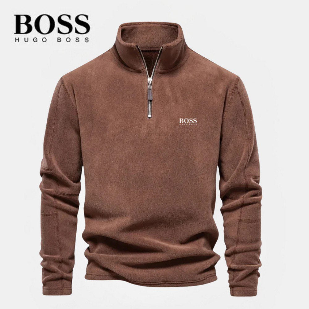 Boss Prestige Fleece Quarter-Zip Pullover