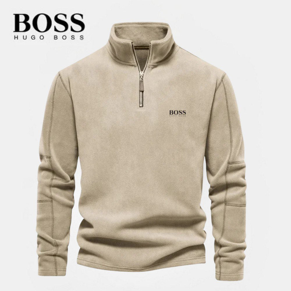 Boss Prestige Fleece Quarter-Zip Pullover