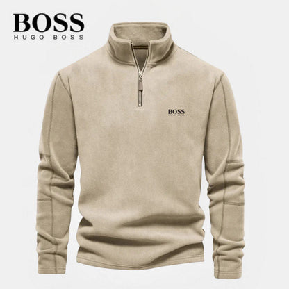 Boss Prestige Fleece Quarter-Zip Pullover