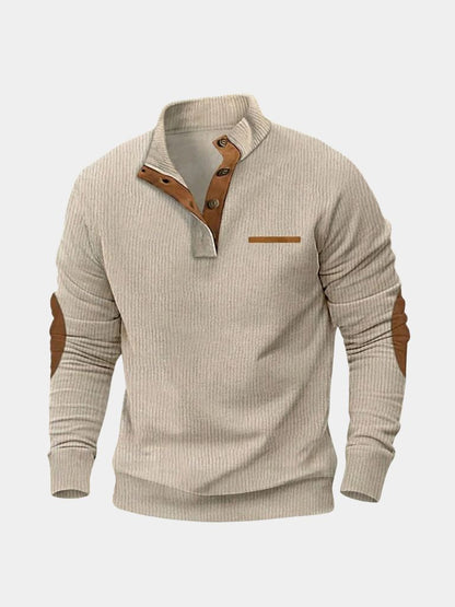 Monaco Casual Henley Pullover
