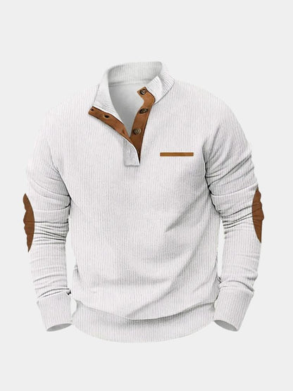 Monaco Casual Henley Pullover