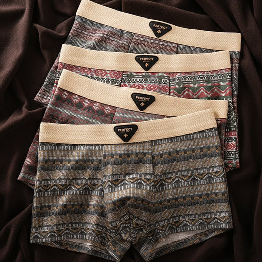 Porter Retro Cotton Boxer Briefs