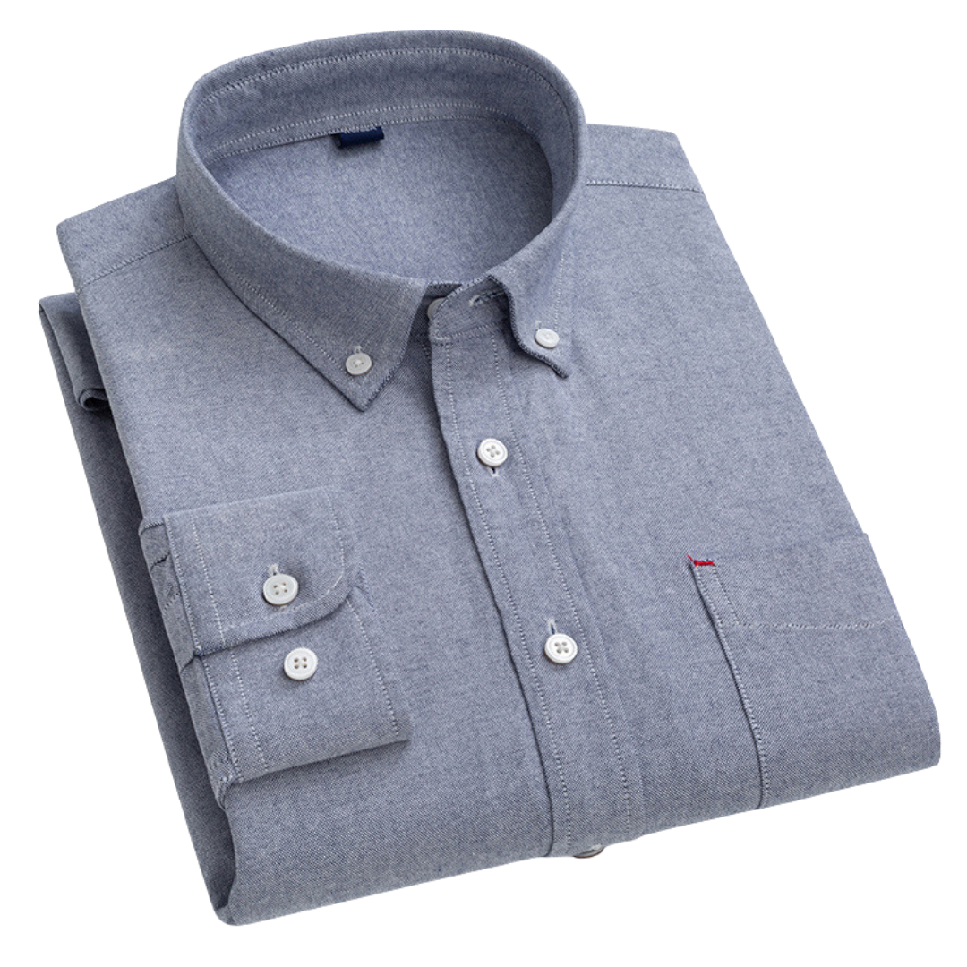 100% Cotton Casual Oxford Shirt