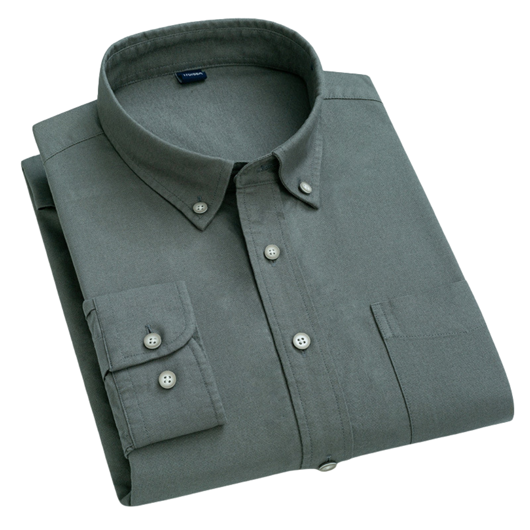 100% Cotton Casual Oxford Shirt