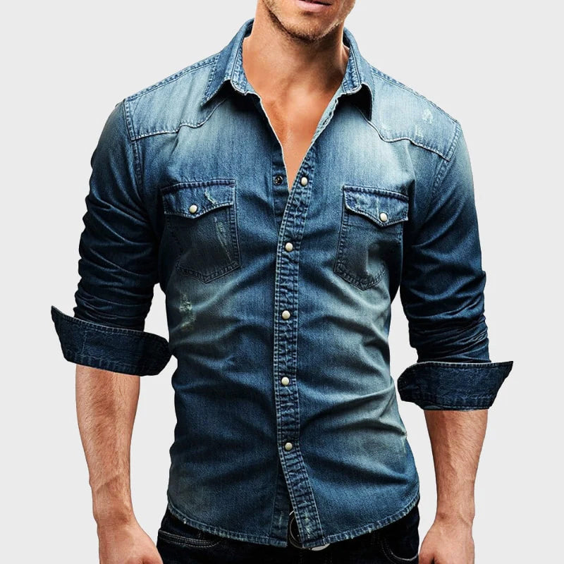 Davide Costa Miami Denim Shirt
