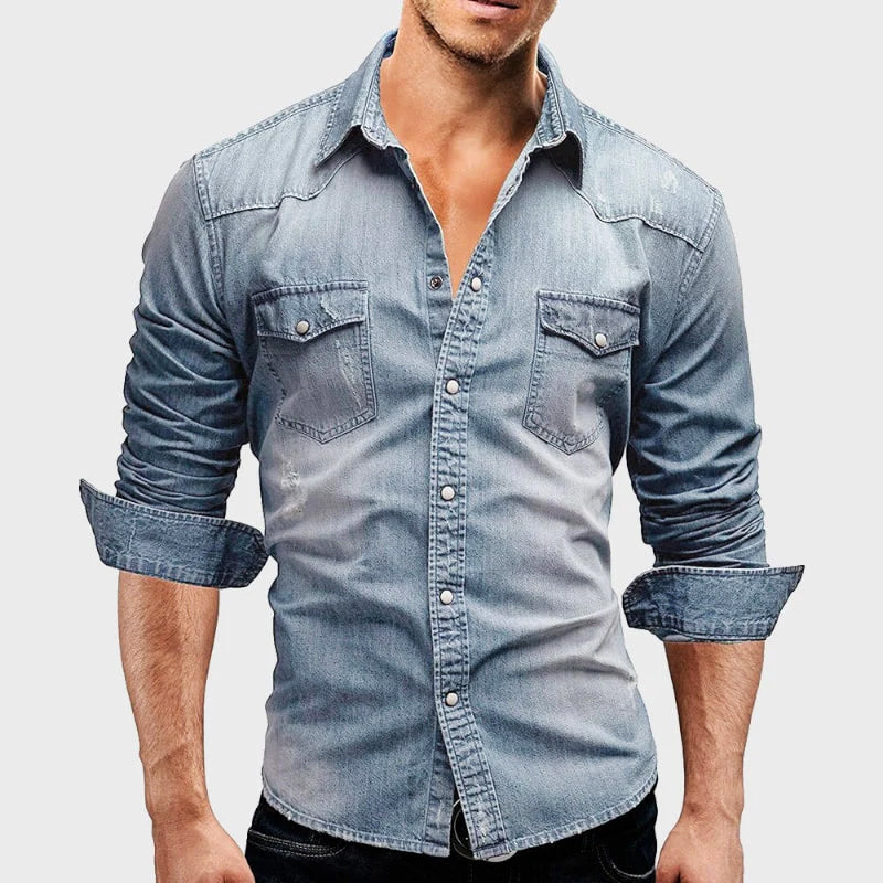 Davide Costa Miami Denim Shirt