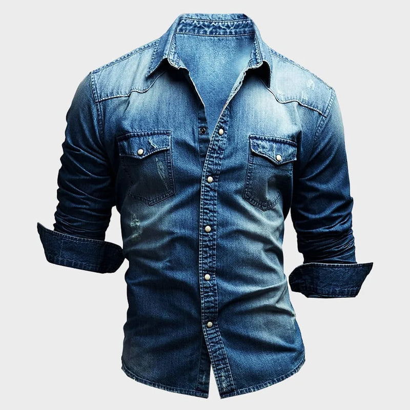 Davide Costa Miami Denim Shirt