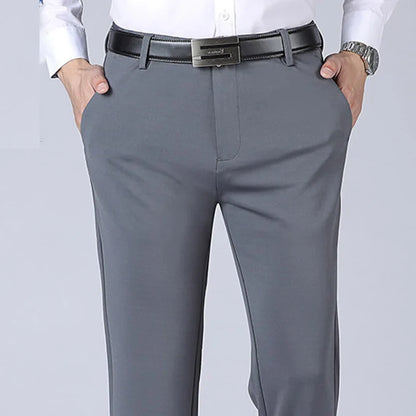 Men's Smart Casual Pants Elastic