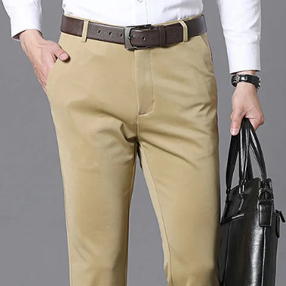 Men's Smart Casual Pants Elastic
