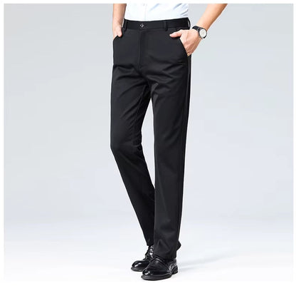 Men's Smart Casual Pants Elastic