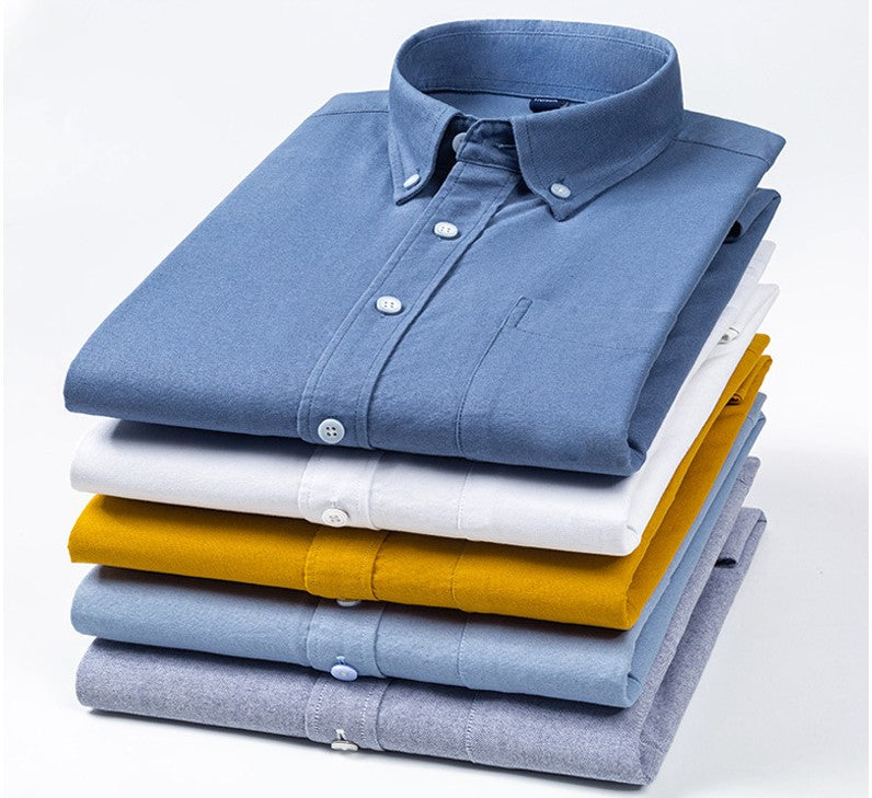 100% Cotton Casual Oxford Shirt