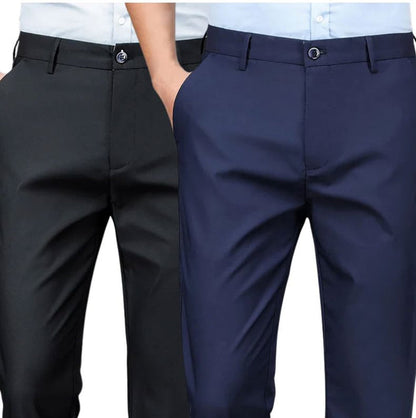 Men's Smart Casual Pants Elastic